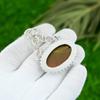 Natural Polychrome Jasper Gemstone Pendant 925 Sterling Silver Jewelry For Girls