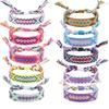 Handmade Braided Bracelet Colourful Tassel Lucky Friendship Hand Rope Factory Stock