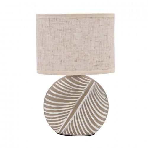 Hestia Natural Circle Leaf Lamp - 24cm