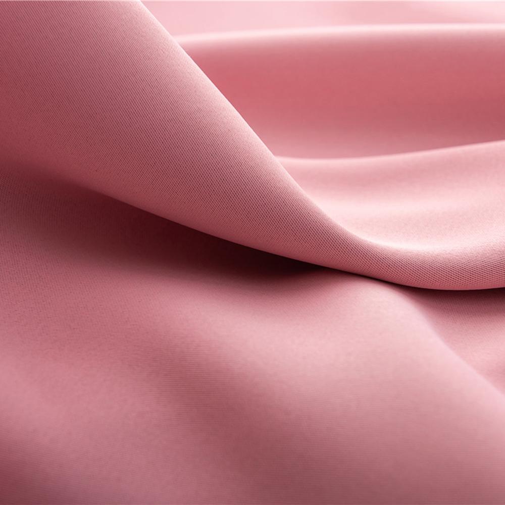 1 шт., занавеска Aoresac для дома, простая однотонная затемняющая двухсторонняя ткань на липучке для дома