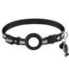 Reflective Pet Collar with Waterproof Tracker-Holder Adjustable Pet Nylon Collar CatsCollar Breakaway Safety Collar