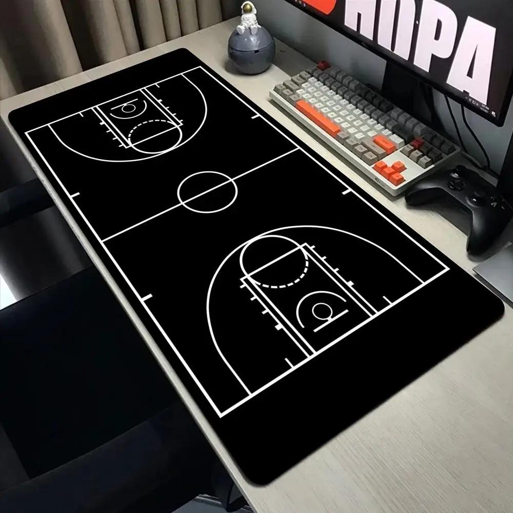 Basketball Court Mousepad Gaming Accessories Office Gamer Keyboard Desk Mat Antislip Laptop Large Rubber Anime Mouse Pad