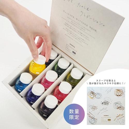 Zebra Highlighter Bottle Ink Mild Liner Complete Set WI1-LT-9C