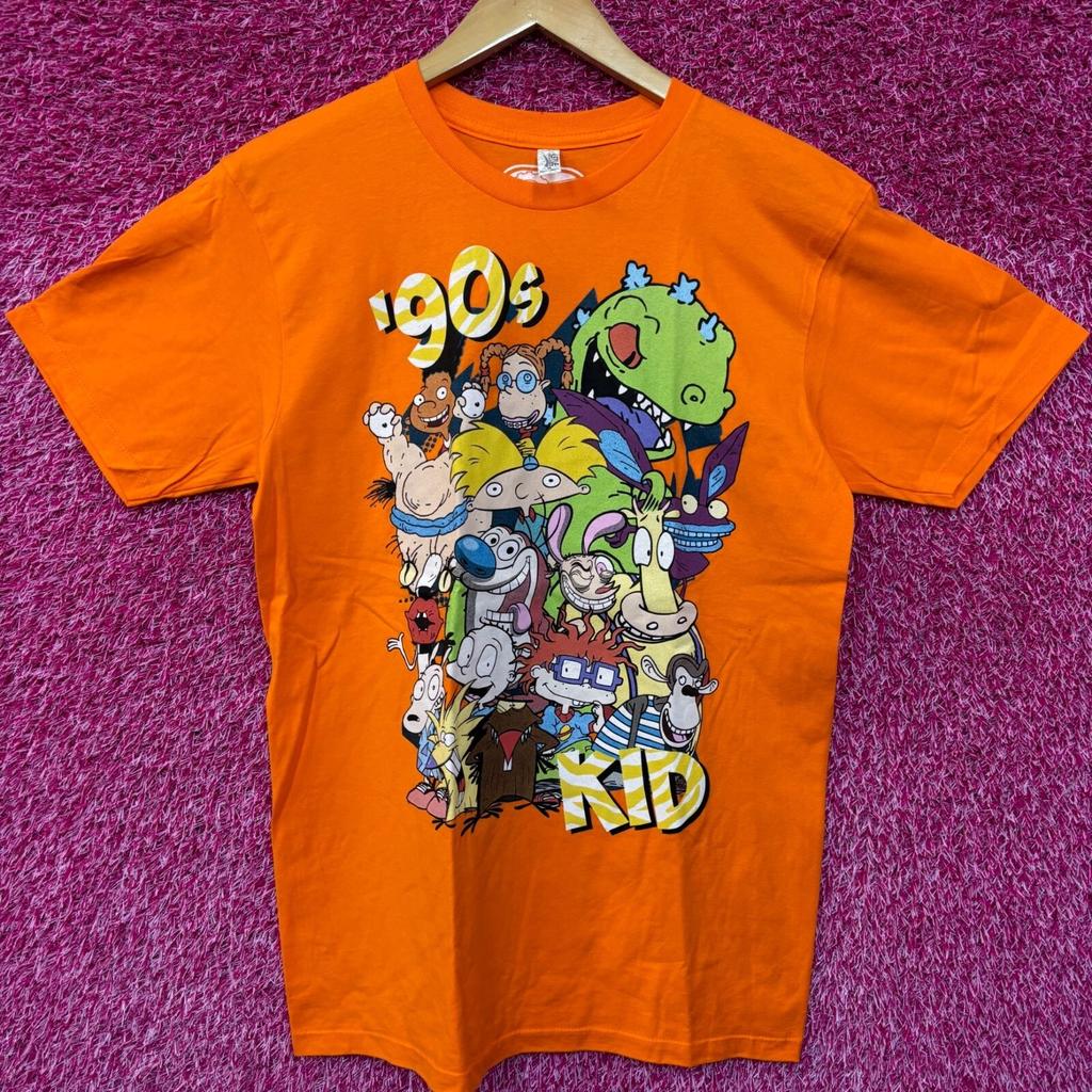 Футболка с коллажем Nickelodeon 90-х