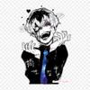 Ken Kaneki Tokyo Ghoul Iron On Patches For Clothing Applique Stickers On Clothes Heat-Sensitive Custom Patch