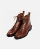 Custommood Boston Lace-Up Worker Boots (Italy Oil Brown)