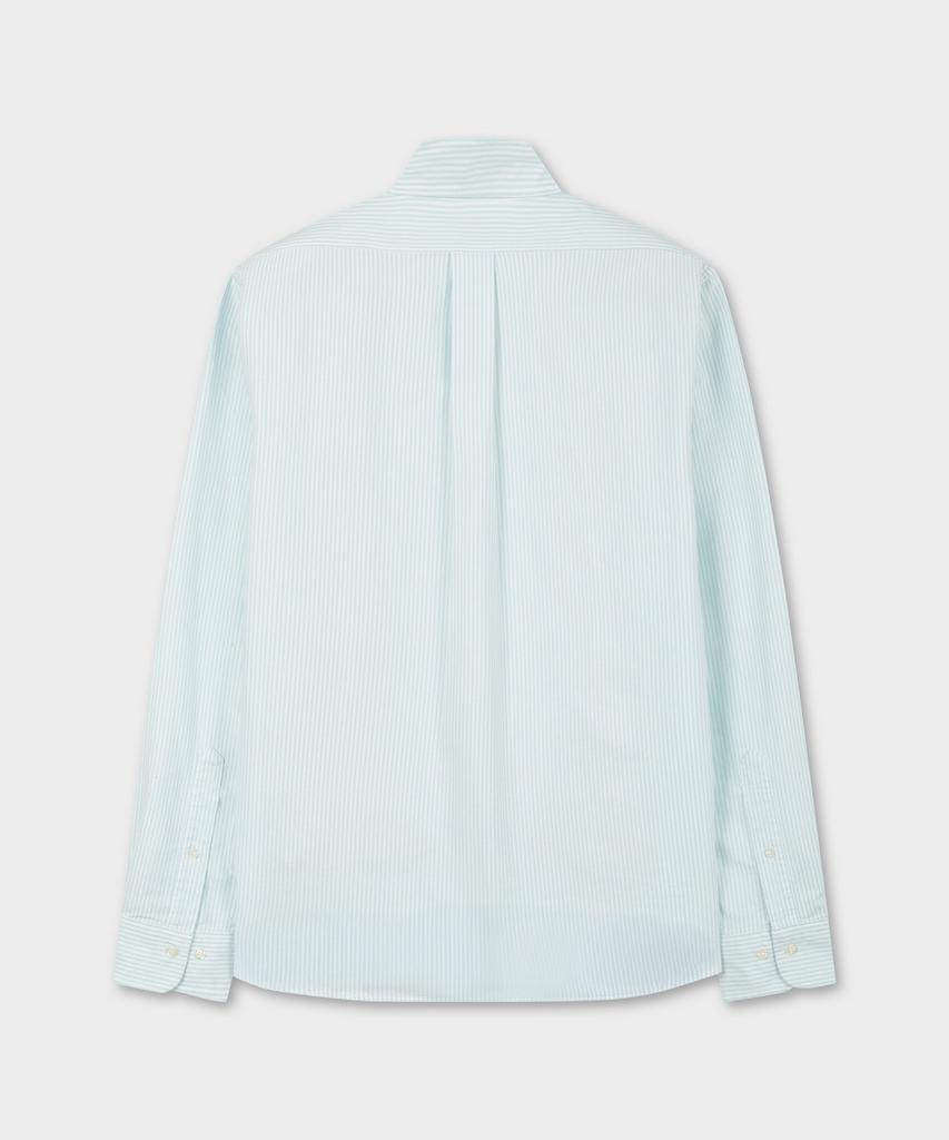 Рубашка BROOKS BROTHERS в полоску 'Candy Stripe' из оксфорда, пятничная (Светло-синий) (Bbthmm7811Les)