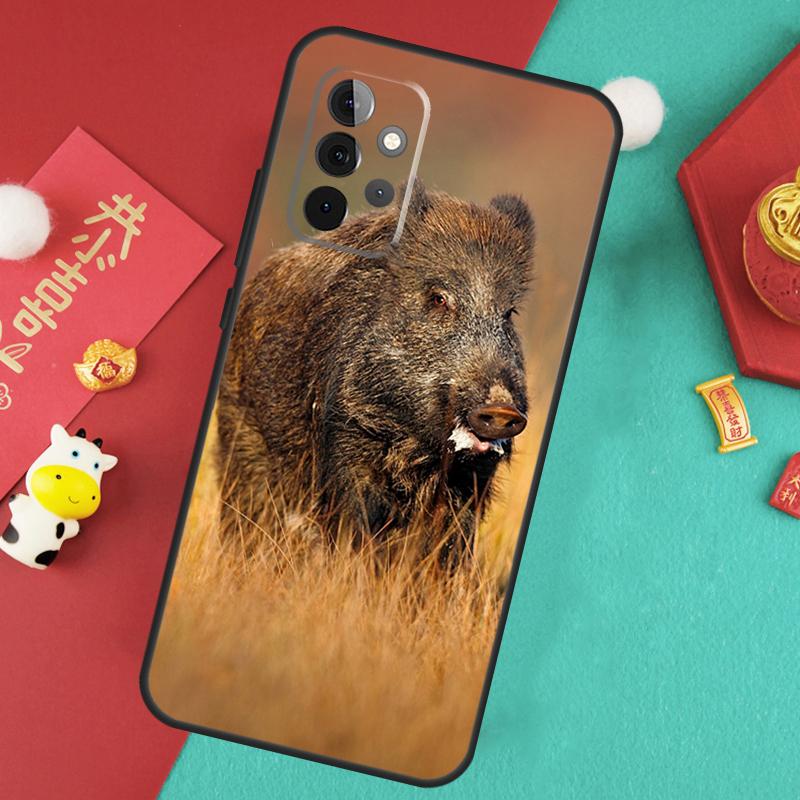 Wild Boar Case For Samsung Galaxy A35 A55 A25 A15 A51 A71 A12 A32 A52 A13 A33 A53 A14 A34 A54 Cover