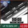 2026 Горячее Для VOLKSWAGEN VW для Volkswagen R LINE RLine Значок Накладка на порог автомобиля GOLF 3 4 5 6 7 8 GTI POLO MK5 MK7 Passat