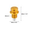 X AUTOHAUX Oil Drain Plug Magnetic Aluminum Sump Drain Nut