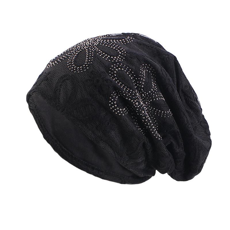 Breathable lace pullover cap, headscarf cap, headband cap, primer cap JDU-A