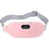 Portable Cordless Heating Pad Electric Waist Belt Device Fast Heating Pad with 3 Heat Levels and 4 Massage Modes Back or Belly Heating Pad