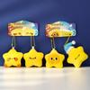 Милый плюшевый брелок в виде звезд, пушистый, мягкий, забавный, подвеска для рюкзака, практичный, кавайный, желтый, шармы, подарки для детей, ювелирные аксессуары
