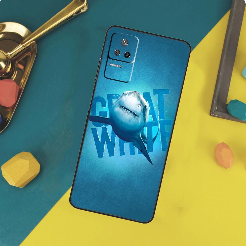 Shark and Killer Whale Case For Xiaomi 17 Pro Max 15 14 Ultra 13T 14T 15T POCO X7 Pro X5 X6 F5 F6 F7 F8 Ultra Cover