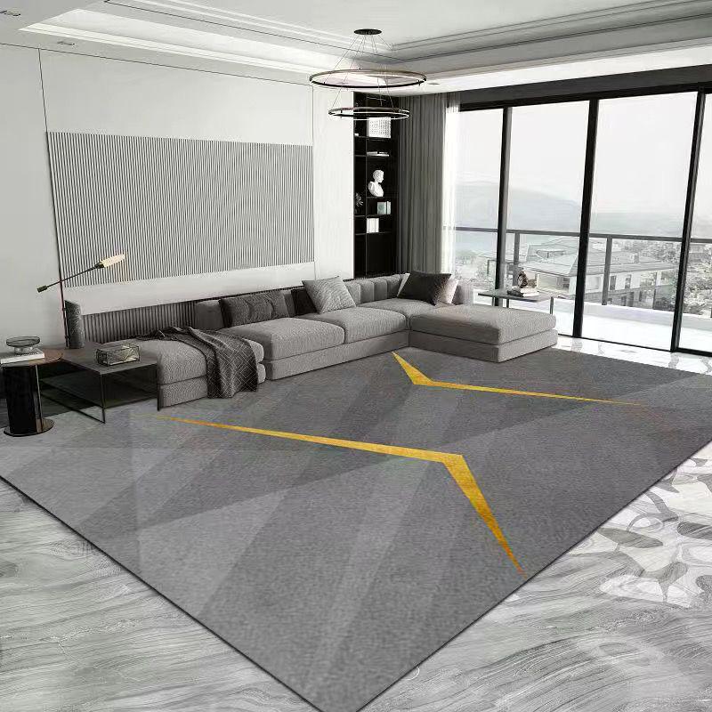 Современный грязеотталкивающий, простой в уходе ковер из хрустального велюра для гостиной – износостойкий и нескользящий дизайн
