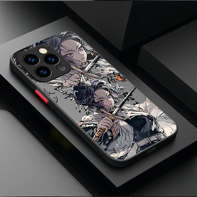 Аниме D-Demon Slayer для iPhone 16 15 promax Чехол для телефона для iPhone 13 чехол силиконовый матовый чехол противоударный защитный мягкий чехол