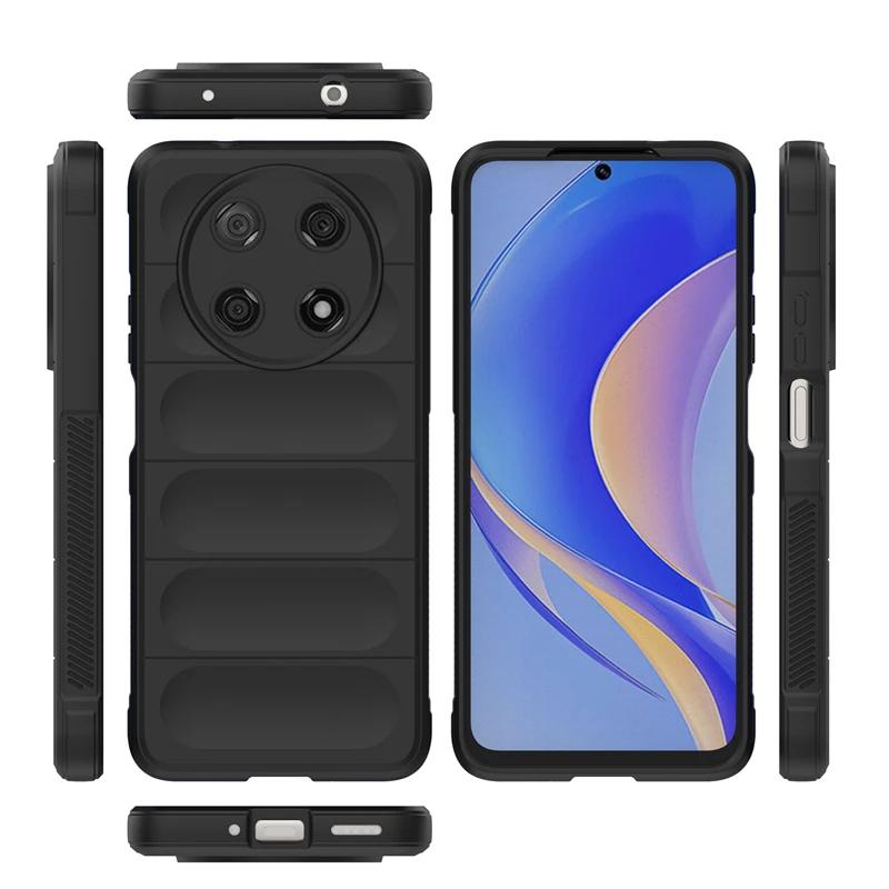Чехол для Huawei Nova Y90 Y61 Y70 Plus 4g задняя крышка чехол противоударный бронированный телефон чехлы жидкий силикон анти-падение Funda Coque