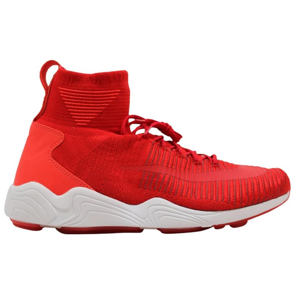 Nike Zoom Air Mercurial XI Flyknit University Red Кроссовки унисекс Университет-Красный-Темно-Серый 844626-600