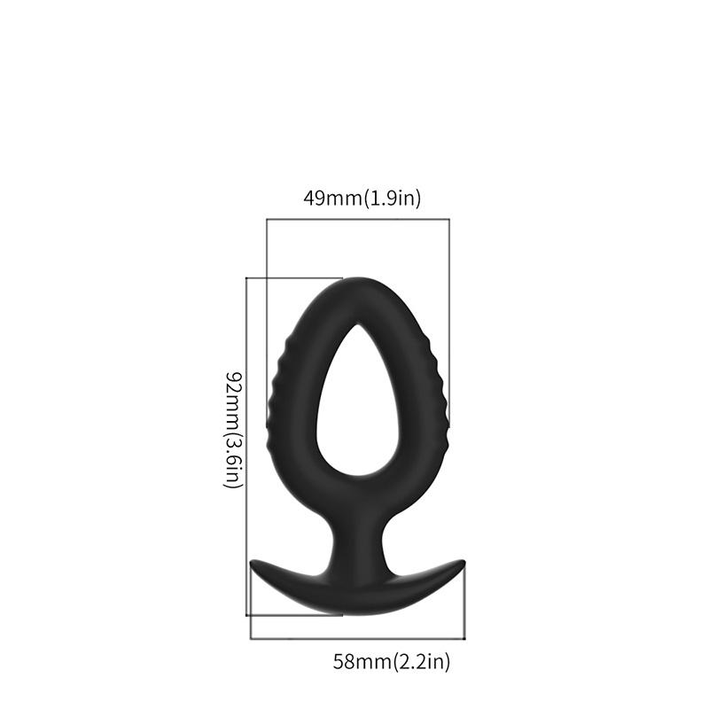 Набор анальных пробок из мягкого силикона 3 размеров – Эргономичный стимулятор и дилататор для женщин, Массажер для анального удовольствия