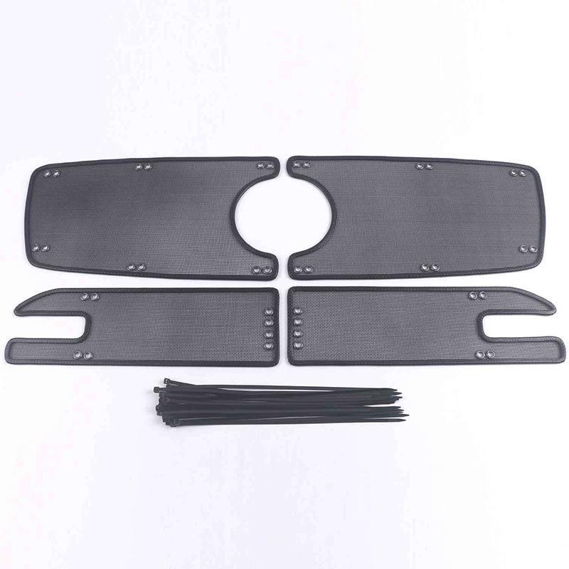 Middle Screening Mesh Front Grille Mesh For Volvo XC90 2017-2024 2019 Front Grille Net Cover Stainless steel Car Accessories