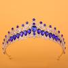Bridal Crown Tiara Alloy Hair Accessories Birthday Crystal Crown Queen High End Atmosphere Headband
