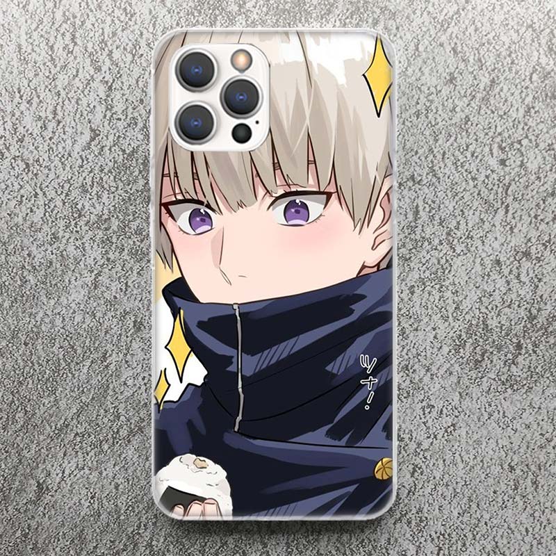 Kaisen J-Jujutsu Инумаки Тоге Чехол для телефона Для iPhone 13 12 Mini 11 Pro Max XS XR X Max 7 Plus 8 SE 6 6S 5 5S Мягкий силикон Печать