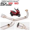 For PCX125 PCX150 PCX 125 150 2021 - 2022 Motorcycle R11 Exhaust Escape Full System Muffler Front Mid Pipe