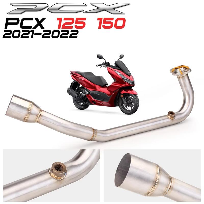 For PCX125 PCX150 PCX 125 150 2021 - 2022 Motorcycle R11 Exhaust Escape Full System Muffler Front Mid Pipe