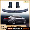 Накладка на порог багажника из ТПЭ для Tesla Model Y Juniper Launch 2025 2026 Защитная накладка на задний бампер Защита от царапин Аксессуары