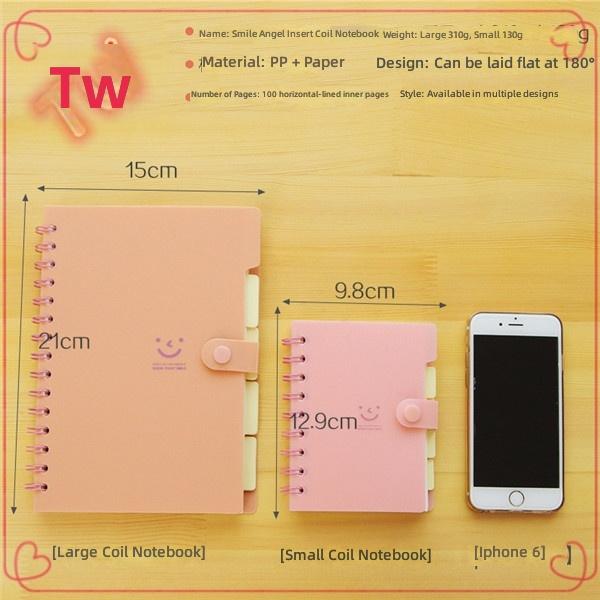 Source Factory Promotion High Cost Effective School Office Study Spiral Notebook Multi Color Optional Colorful Cover 186