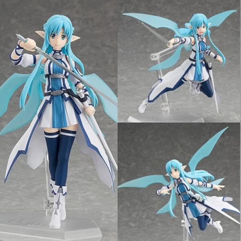 10см SAO Progressive Scherzo of Deep Night Асуна Киригоя Синон Набор Фигурок Действия Подвижная Модель Коллекционная Аниме Игрушка