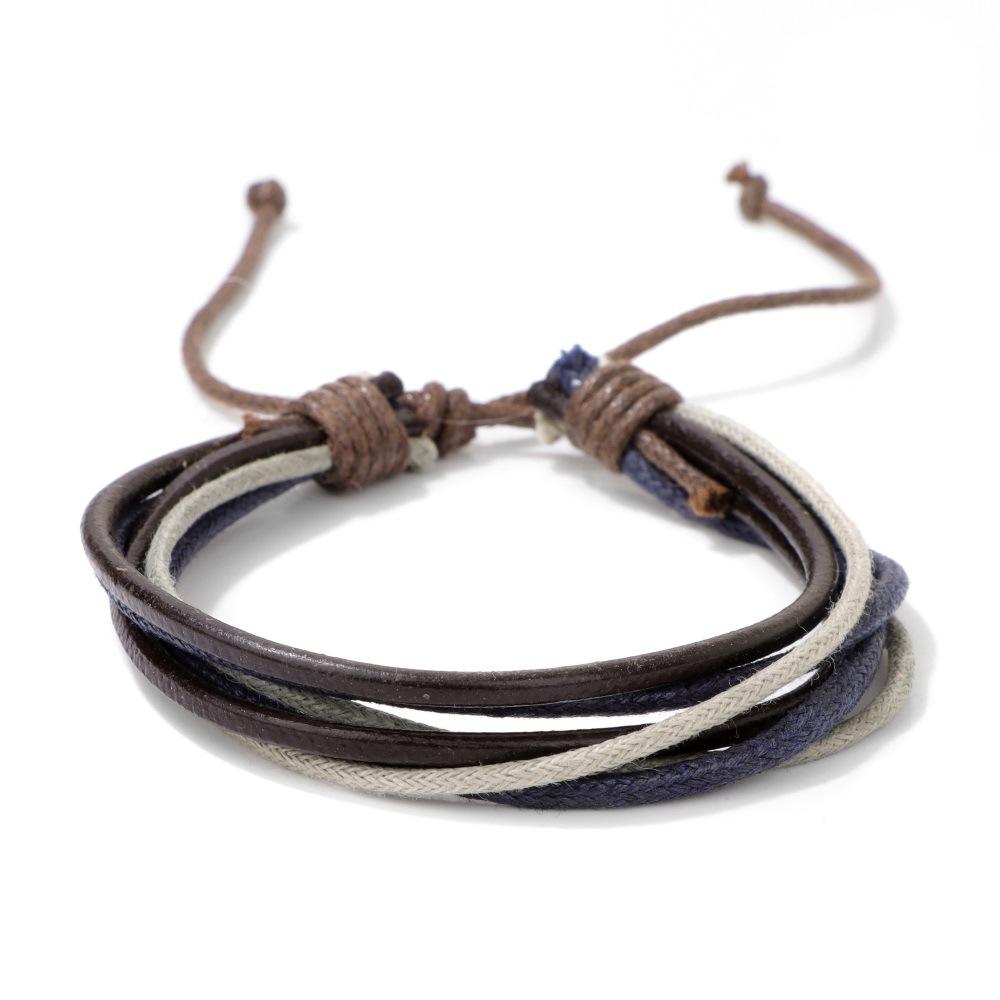 JYL TS Bracelet Men's Volcanic Stone Crown Set Bold Enhances Authority And Luck