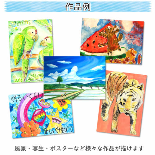 SAKURA Sakura Crepas Paint Matte Watercolor Polytube 15 Color Set MW15PE