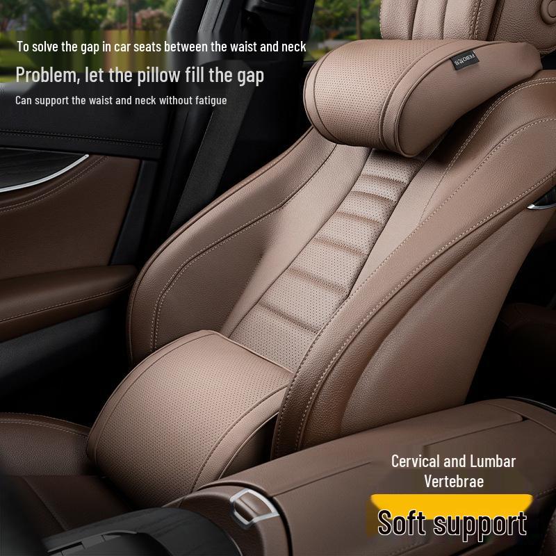 BMW Headrest & Lumbar Support: Compatible with 5 Series, i3, 7 Series, X1, iX3, X5, X6, X7.