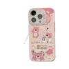 Strawberry Bear Bath Powder Case for iPhone 16 Pro Max, Drop-Proof iPhone 18, 14-inch Couple Case, 12-inch Matte Finish
