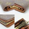 Used LOUIS VUITTON Bifold Wallet Portonet Bie Vienova M61663 Monogram Brown Gamaguchi
