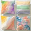 Checkered pattern Cushion Cover Soft  EasyWash Pillow Case  Versatile for Couch Bed Travel and Office