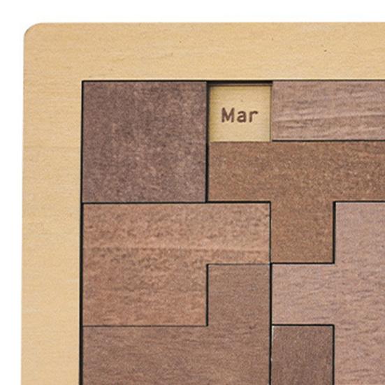 Ежедневный календарь-пазл Деревянная игрушка-пазл 365 дат Ежедневный пазл-вызов