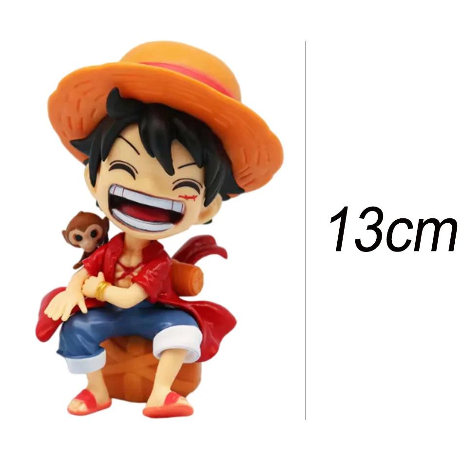 One Piece Портативный Луффи Зоро Портгас Д. Эйс Сидящая Ямато Q-Версия Модный Игровой Мультяшный Аниме Украшение для Автомобиля Периферийные Подарки