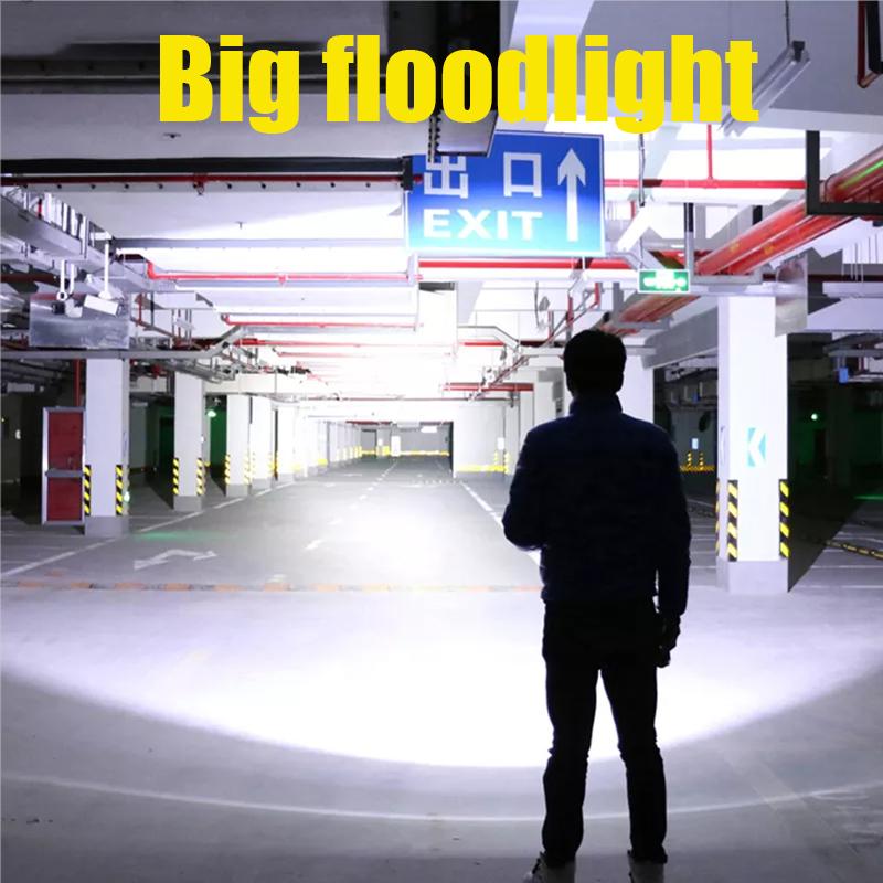 Ультра яркий светодиодный фонарик мощностью 100000 люмен, перезаряжаемый ручной фонарик, мощный светодиодный фонарик с зумом, портативный фонарь 26650