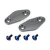 Motorcycle CNC Aluminum Rearview Mirrors Seat Decorative Cover Mirror Base Brackets For 675SR-R 675SR 675 SRR SR