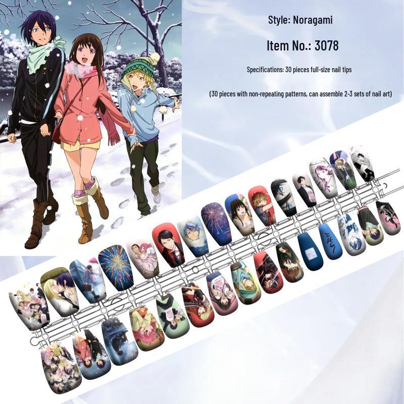 Маникюр Норагами: 2D Носимый Набор Ногтей Yato & Hiyori Iki (30 полноразмерных предметов)