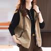 Stylish European Style Autumn and Winter Ladies Velvet Vest Coat Warm Corduroy Jacket