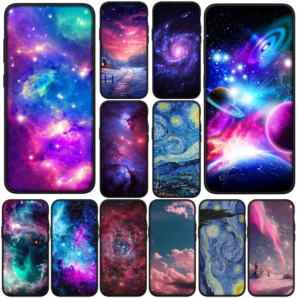 Cover Universe Galaxy Stars Moon for Motorola Moto G82 G20 G22 G23 G32 G9 G8 G7 Power Plus G41 G52 G30 G71 E22 E13 E20 E32 Case