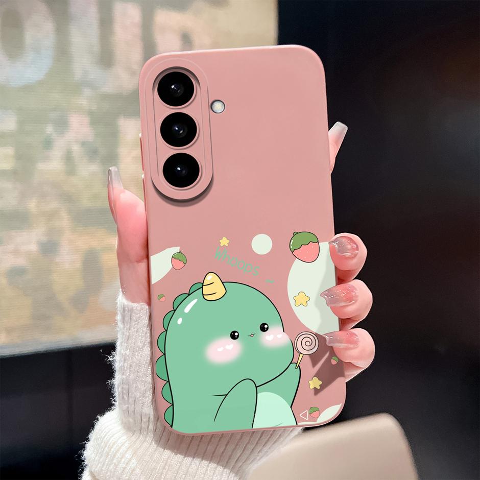 Чехол Для Samsung Galaxy S26 Plus Ultra Мультяшный Цветочный Узор Силиконовый Защитный Чехол Для SamsungGalaxyS26 Plus S26Ultra Funda