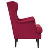 Armchair Burgundy Velvet