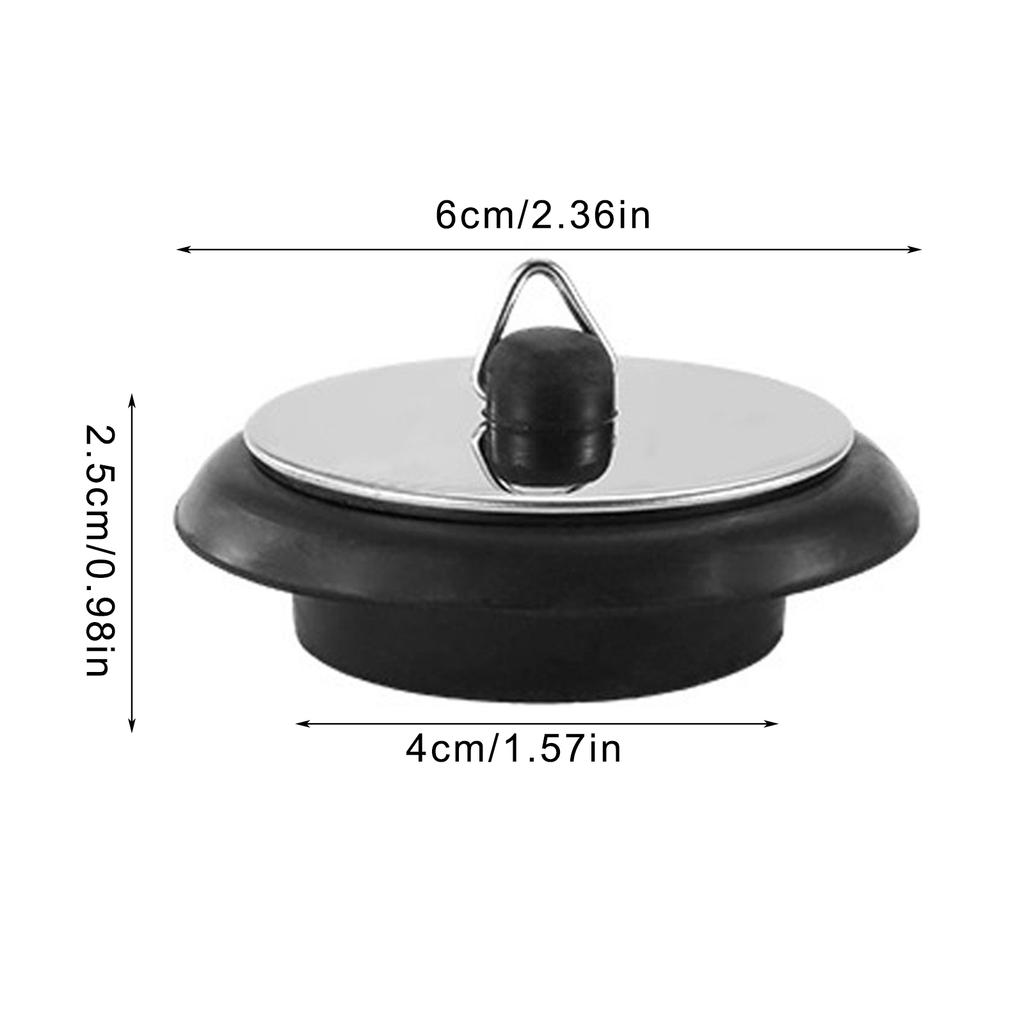 Заглушка для слива раковины и ванны Простая в использовании резиновая пробка с крючком Эффективная резиновая заглушка Удобный крючок для ванной