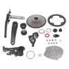 10 Speed Groupset 11 To 40T Flywheel Bottom Bracket Front Rear Derailleur Chain Anti Rust Bike Gear
