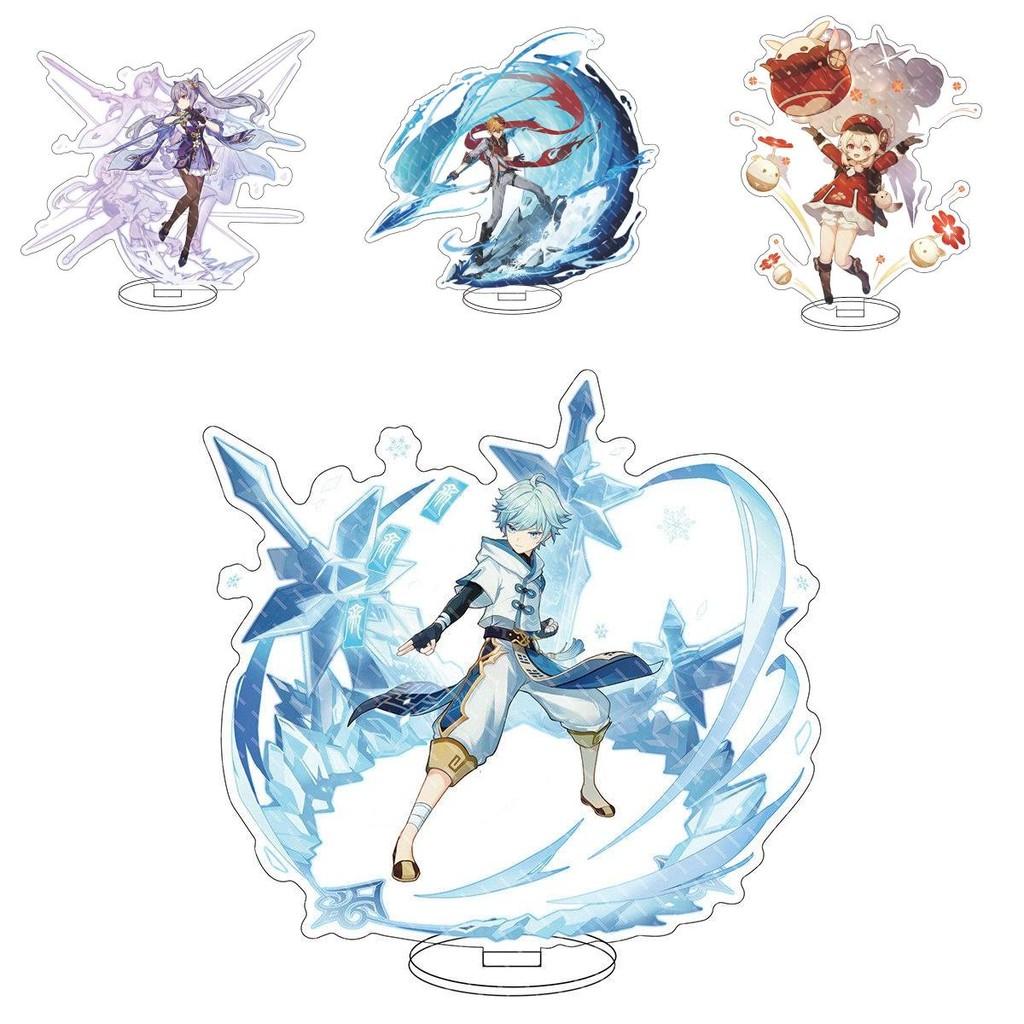 Изысканная акриловая подставка для фигурки Genshin Impact Барбатос Кэ Цин Барбара для демонстрации и декора