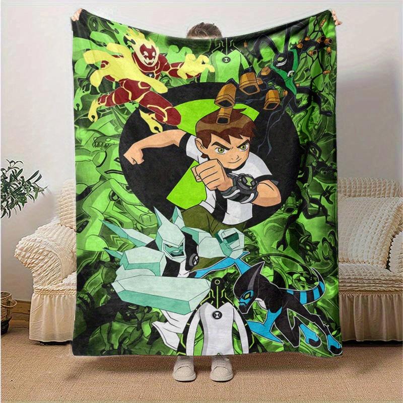 1pc, Ben 10 Alien Force Home Decor Throw Blanket, Soft Coverlet for Couch, Bed, Car, Travel, Camping, Office Nap, Perfect Gift for FriendsB120